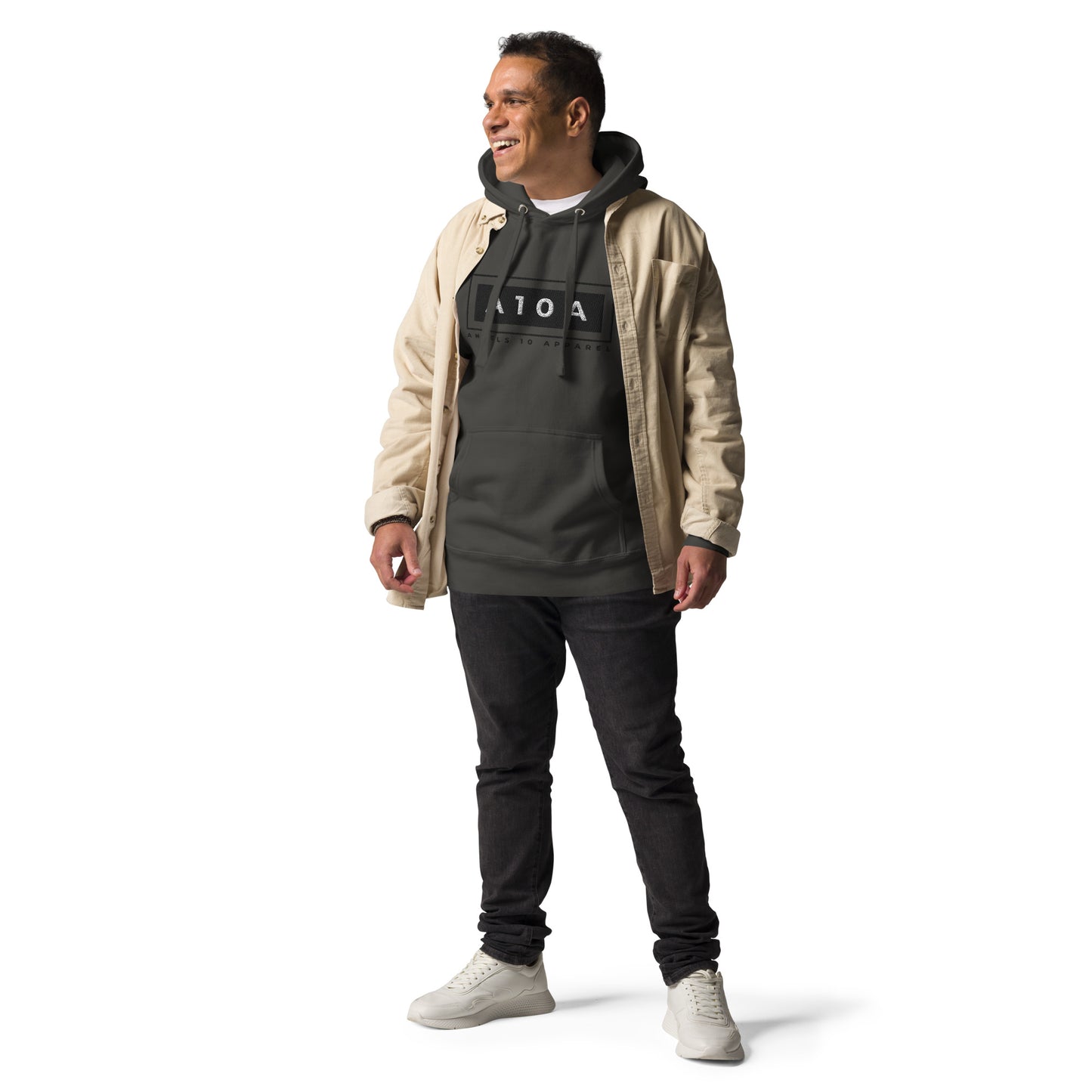 A10A Essentials - Faith-Based Hoodie for Men - Soft Cotton Blend, Warm 3-Panel Hood