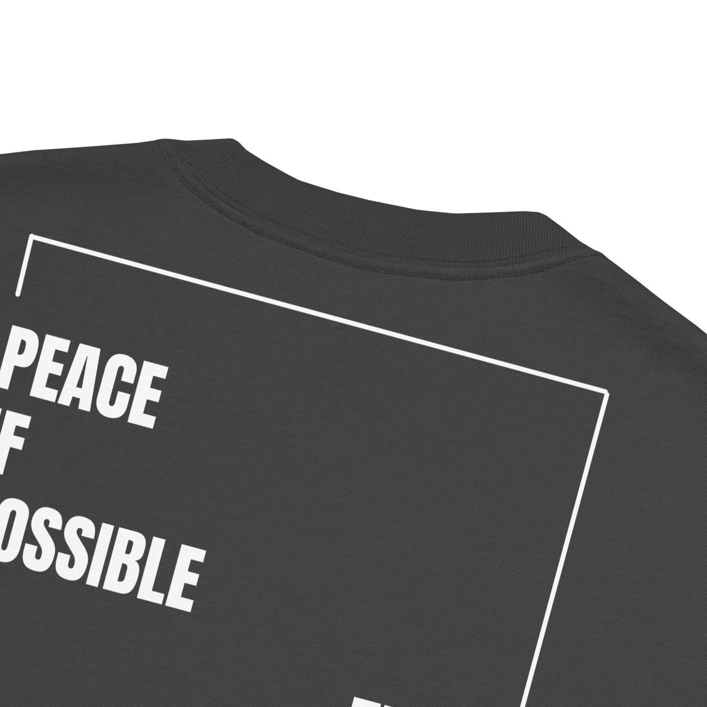 At All Cost collection - Men's Faith-Inspired Oversized Faded T-Shirt - Premium Quality, Truthful Design