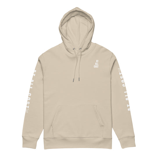 At All Cost Collection - Men's Premium Christian Hoodie - Organic Cotton, Biker Style, Truth & Belief