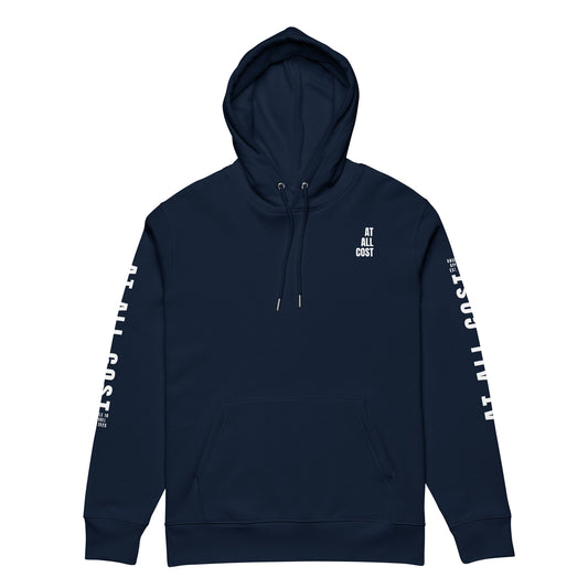 At All Cost Collection - Men's Premium Christian Biker Hoodie - for Faithful Bikers Embracing Truth