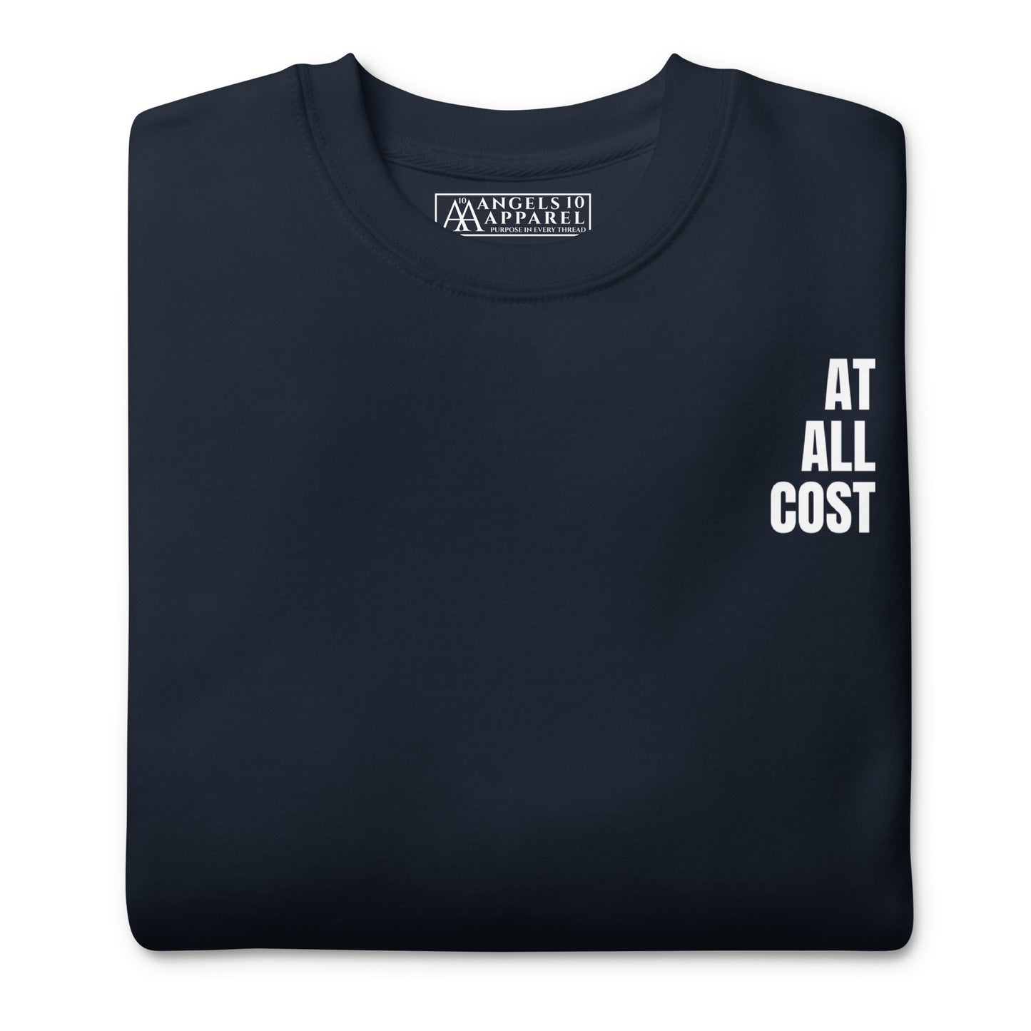 At All Cost Collection - Christian Biker Sweatshirt - Men's Premium Comfort & Style for Faith-Driven Riders