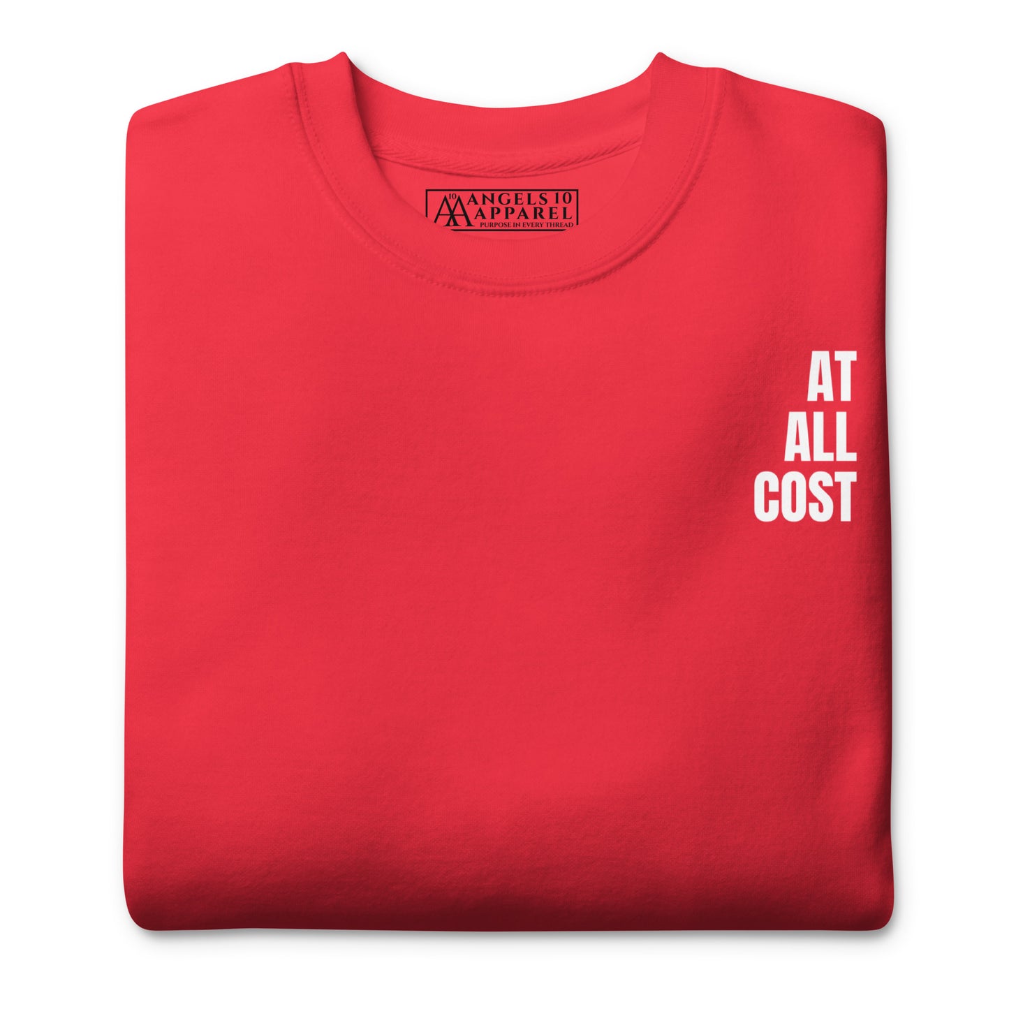 At All Cost collection - Men's Premium Faith-based Sweatshirt - Faith, Truth, & Biker Style Apparel
