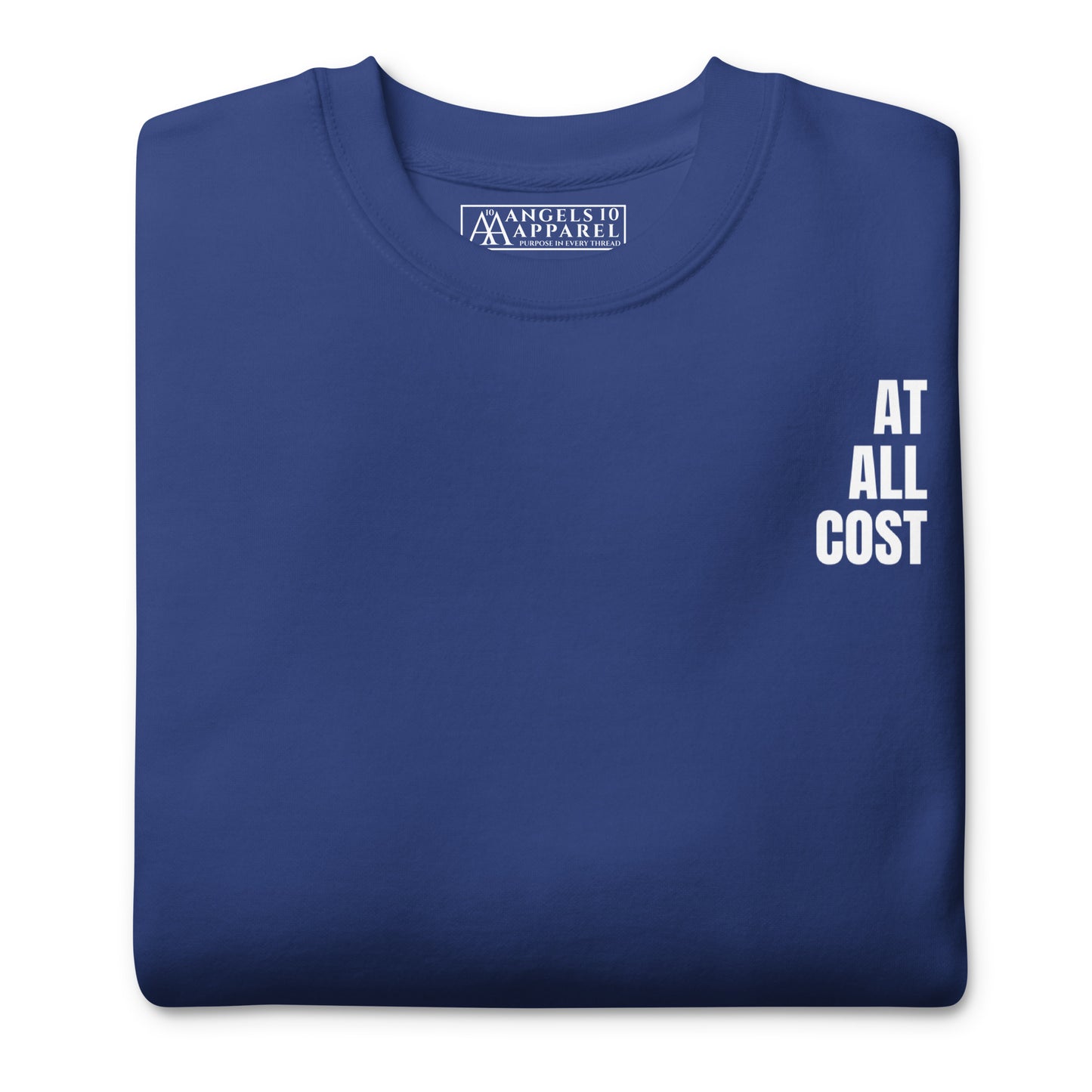 At All Cost collection - Men's Premium Faith-based Sweatshirt - Faith, Truth, & Biker Style Apparel